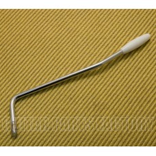 TA-I-CW Chrome 6mm Tremolo Arm for Import Guitars Strat White Tip