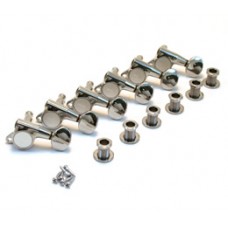 TK-0760-010 Gotoh Chrome Sealed 6 Inline Mini Tuners for Strat and Tele Guitar