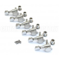 TK-0760-L10 Gotoh Chrome Lefty Left-Handed Sealed 6L Mini Guitar Tuners