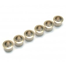 TK-0789-001 (6) Nickel Vintage Style Press-In Guitar Tuner Bushings