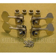 TK-0909-001 (4) Gotoh Japan GB1 Nickel 2 + 2 Compact Cloverleaf Bass Tuners