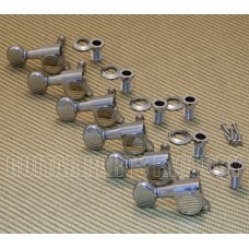 TK-7560-L10 Left-Handed Lefty Chrome 6 Inline Electric Guitar Tuners Machine Heads