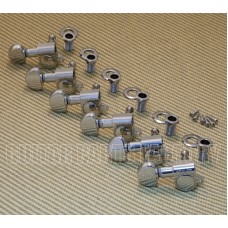 205CL6 Chrome Grover 6-In-Line Left-Handed Mini-Rotomatic Tuners TK-7921-L10