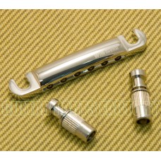 TS001-NK Wilkinson Nickel Stop Tailpiece & Studs for Guitar