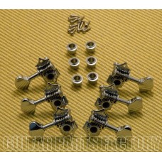 WJ28C 3+3 Tuning Pegs Tuners Machine Heads Chrome Butterbean Guitar Wilkinson