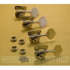 WJBL-200-N-4 Wilkinson Nickel Cloverleaf Bass Tuners for 70s Fender P/Jazz Bass