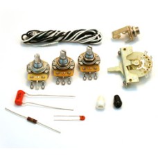 WKS-NSLS Noiseless Wiring Harness Kit for Stratocaster Guitar