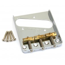 WTBCR Chrome Wilkinson Compensated 3-Saddle Guitar Bridge Telecaster