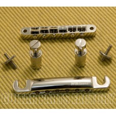 Wilk-Combo-N Nickel Wilkinson Tune-O-Matic Guitar Bridge And Tailpiece Combo Set