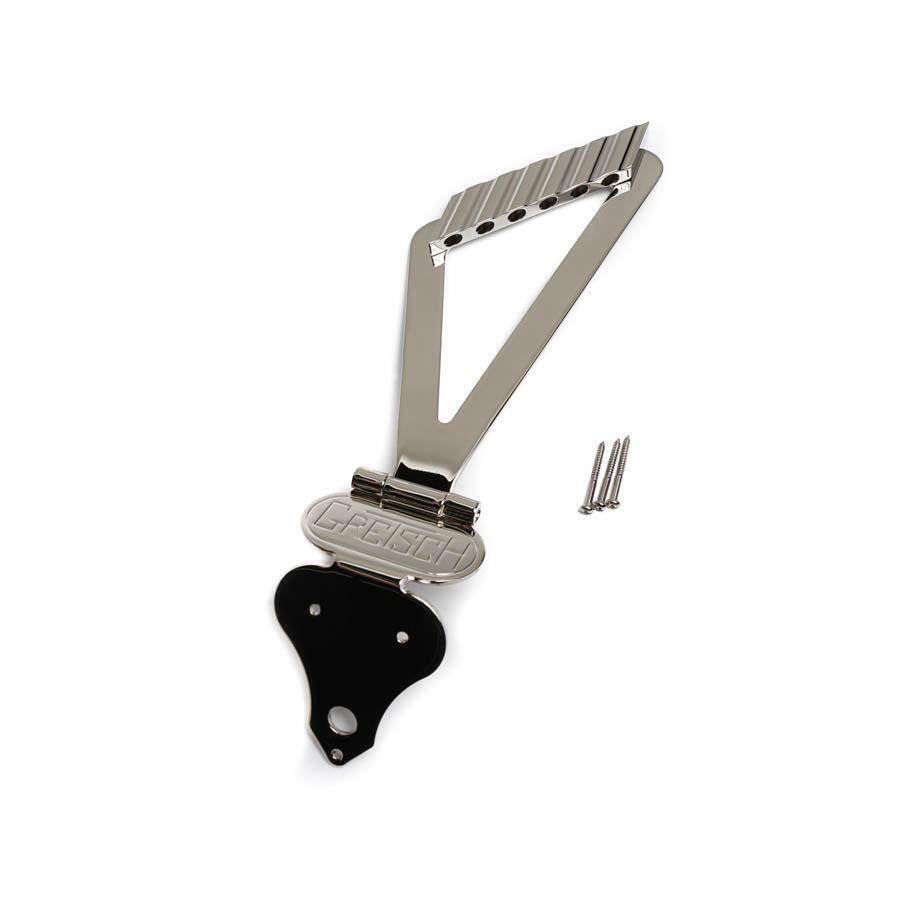 006 9833 000 G100 Synchromatic Tailpiece Gretsch Nickel Guitar Tailpiece 0069833000