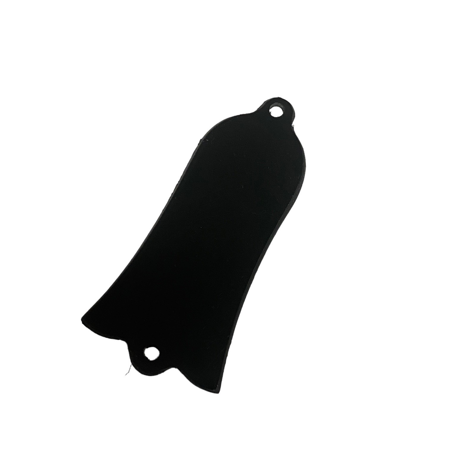 thumbnail image 2 of Black Metal Blank Truss Rod Cover 2-Hole For Gibson Style Les Paul Guitars 2 of 6