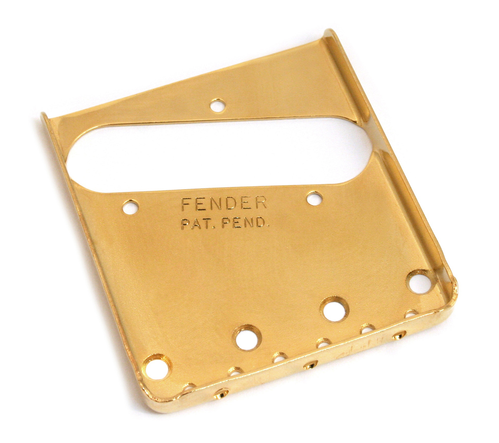 Fender American Vintage Telecaster Bridge Plate – 3-Saddle, Chrome, 005-4162-049