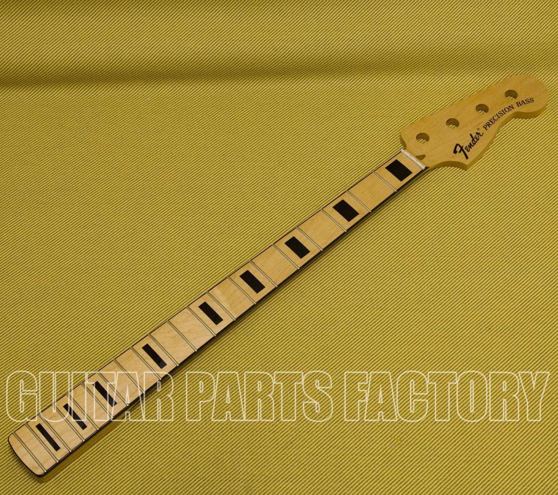 Maple Fingerboard Fender Precision Bass Neck with Block Inlays 