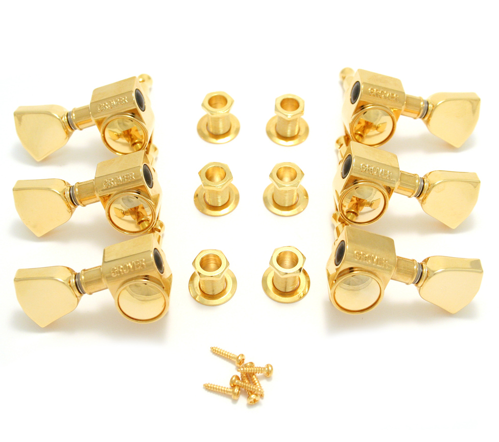 Grover 102 Original Rotomatics Gold Keystone Buttons