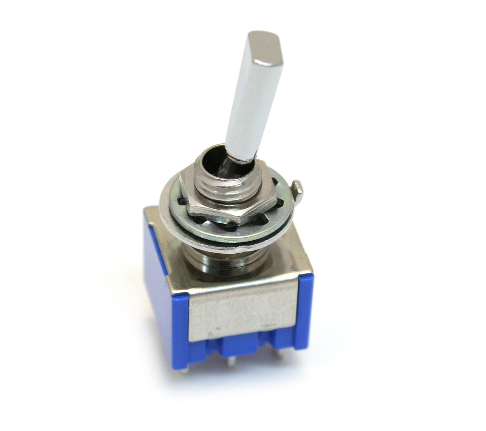 EP0080010 Chrome Mini Switch OnOnOn for Guitar/Bass