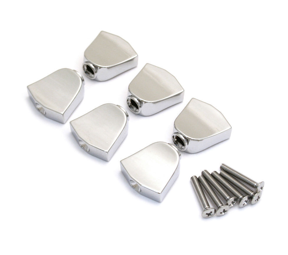 TK 7715 010 Chrome Keystone Tuner Buttons Screws Gotoh Sealed Guitar Tuners