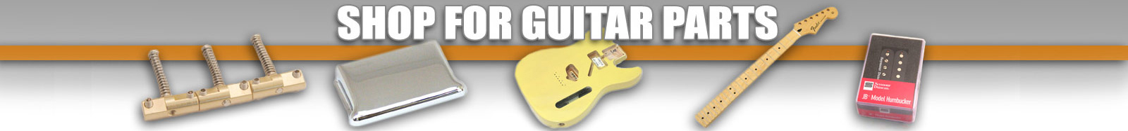 Guitar parts banner	
