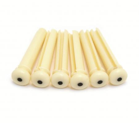 006-9557-000 Acoustic bridge pin set cream GD0/GDP