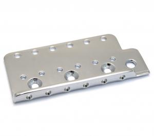 BP-0611-010 Chrome Guitar Tremolo Bridge Plate for Vintage USA Stratocaster 