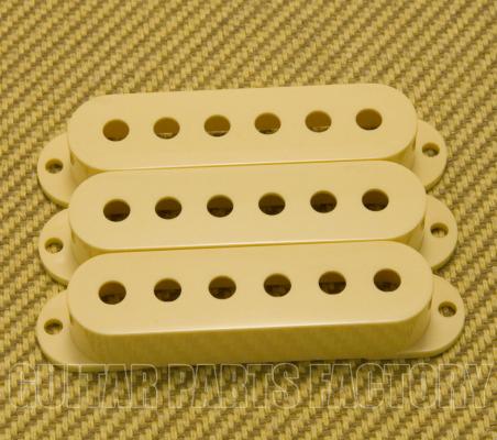 PC-50-50-52-C (3) Cream Pickup Covers for Custom Size Strat 50-50-52mm