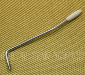 004-1359-049 Fender Squier Large 6mm Chrome Tremolo Arm w/ White Tip 0041359049