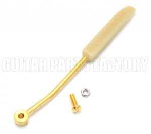 BP-2010-002 Vintage Style Gold Trem Arm for Gibson Lyre Vibrato