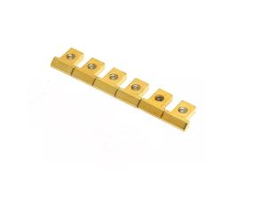 BP-0305-002 Gold Saddles for Pre-2001 Gibson Nashville Tune-O-Matic Bridge