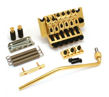 SB-0290-002 Schaller Gold Floyd Rose Double Locking Tremolo System w/ Nut