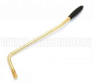 TA-I-G Gold Tremolo Arm for Import Strat with Black Tip