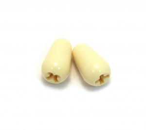 099-4938-000 (2) Genuine Fender Aged White Switch Tips for USA & Mexico Stratocaster 0994938000