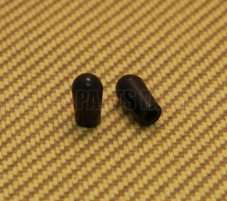 SK-0040-023 (2) Black Toggle Switch Tips Gibson/Switchcraft