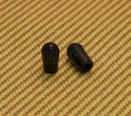 SK-0040-023 (2) Black Toggle Switch Tips Gibson/Switchcraft