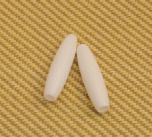 PK-0148-025 White Tremolo Tips Press Fit for USA Strat