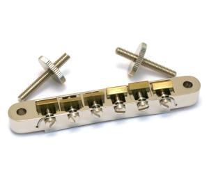 GB-0520-001 Nickel Brass Saddle ABR Style Tunematic Guitar Bridge