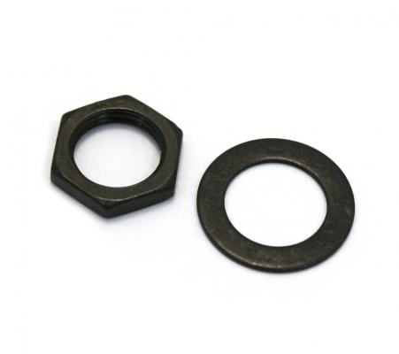 EP-0654-003 Black Nut & Dress Washer for Switchcraft Jacks