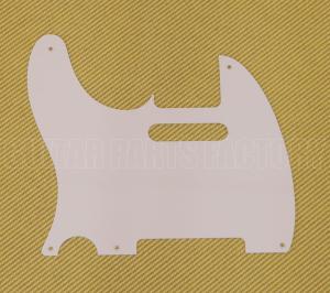 PG-0560-L25 Lefty Left-Handed 1-Ply White for Fender Telecaster Pickguard 5 Hole