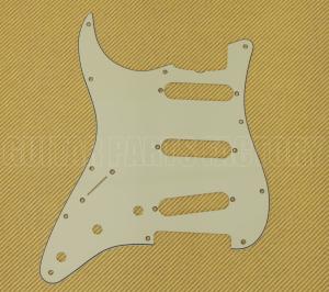 005-3817-000 Fender Left-Handed Lefty 3-Ply Mint '62 Strat Stratocaster Pickguard 0053817000