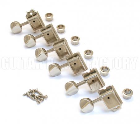 099-2040-002 Genuine Fender Lefty Left-Handed Vintage Nickel Tuners 0992040002