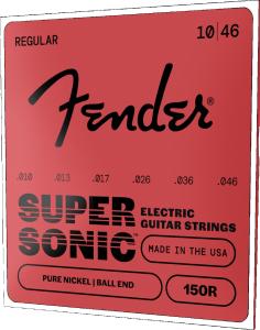 073-0150-406 Fender SuperSonic .010-.046 Original 150 Guitar Pure Nickel Strings 0730150406