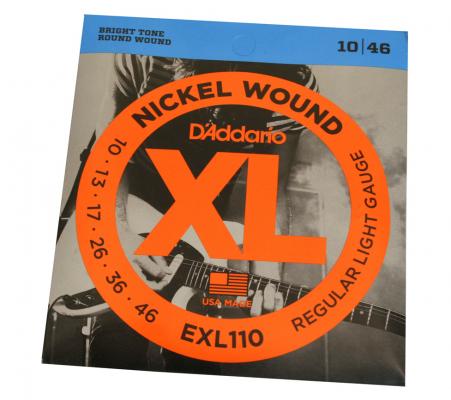 EXL110 D'Addario Electric Guitar Strings 10-46 Light Set