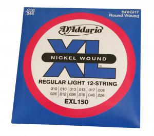  EXL150 XL D'Addario Regular Light Gauge Electric Guitar Strings