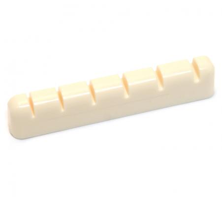 GN-CS Slotted Cream Concert Steel Plastic Guitar Nut