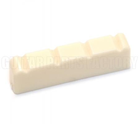 ECO-NUT-MANDO Slotted Cream Plastic Nut for Mando/Banjo