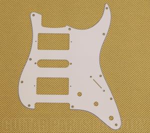 PG-0994-035 White 3-ply H/S/H Pickguard for Fender Stratocaster