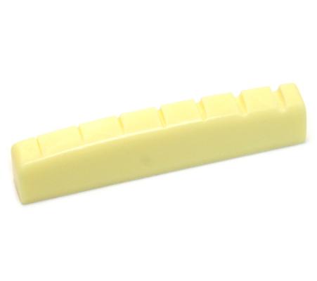 ECO-NUT-7C Cream Slotted Plastic Nut for 7-String Guitar