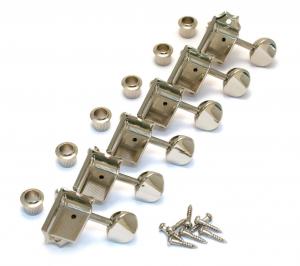 TK-0880-001 Gotoh Nickel Vintage 6 Inline Tuners for Fender Strat/Tele Guitar 