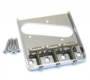 TB-0020-010 Chrome Vintage Threaded 3-saddle Bridge for Fender Telecaster/Tele® 