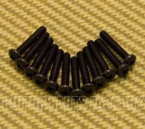 001-7031-049 12 Fender Saddle Intonation Screws Stratocaster Telecaster Black 0017031049