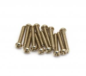 001-1358-049  (12) Genuine Fender Nickel Vintage String Guide Mounting Screws 0011358049 