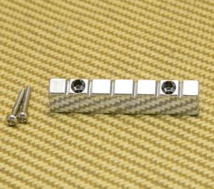NUT-N-2C Chrome 6-string Lap Steel Raised Nut 